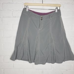 Athleta Whatever Grey Pleated Tennis Skirt